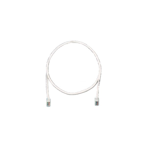 Panduit CBL ASSY MOD 24-4PR STRANDED, T568A/B CAT5E 8W8P 1 M, MEDIUM GREY UTPCH1MGMY